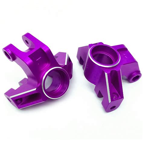 CNC Machined 7075 Aluminum UTV Capped Double Shear Front Steering Knuckle Set - China Steering ...