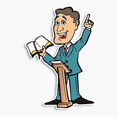 Pastor Preacher Christian Church Pulpit Sermon - Pastor Clipart, HD Png ...