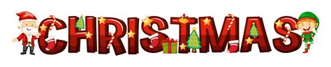 Font design for word christmas 559732 Vector Art at Vecteezy