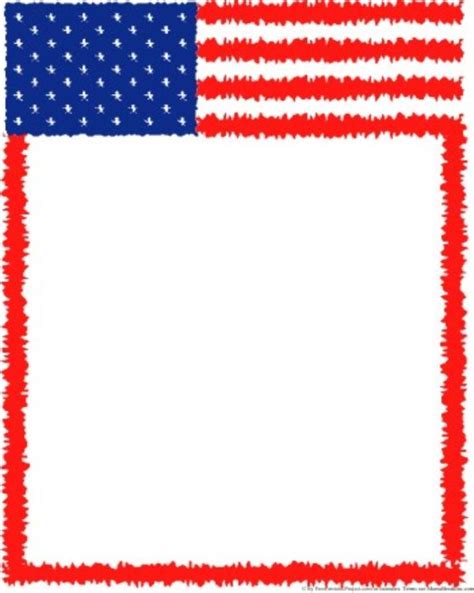 American Flag Border Clip Art - ClipArt Best