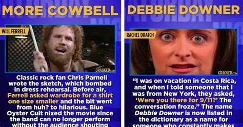 Behind-The-Scenes Beginnings Of 14 Iconic SNL Characters | Cracked.com