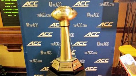 Photo: New ACC Football Championship Trophy | TigerNet