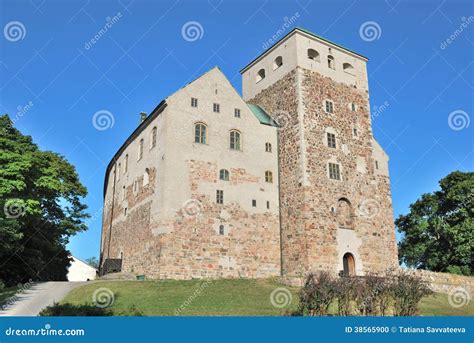 Turku castle stock photo. Image of sunny, tower, turku - 38565900