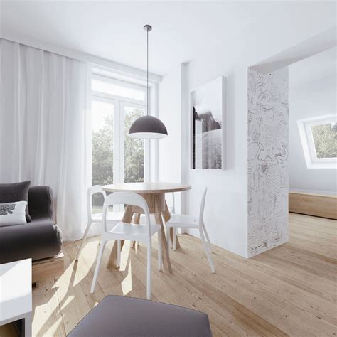 Minimalist Apartment Design With Soft Color Scheme - RooHome