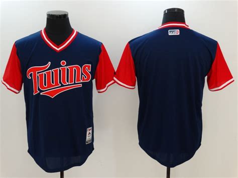 MLB Minnesota Twins blank blue jersey