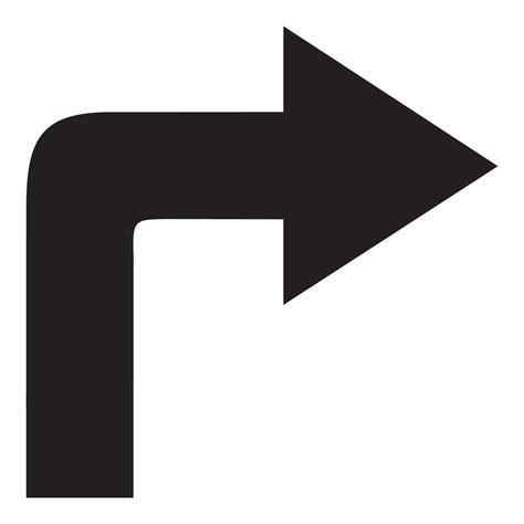 Right Turn Arrow Vector Art, Icons, and Graphics for Free Download