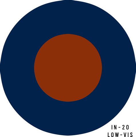 RAF Low-Visibility Military Aircraft Roundel Insignia - Decal or Paint Mask | Removable wall art ...