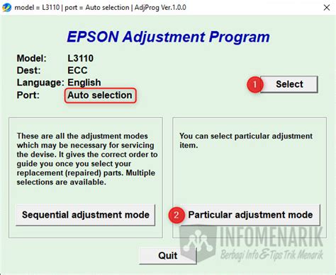 Cara Reset Epson L3110 Lengkap Download Gratis Resetter | Info Menarik