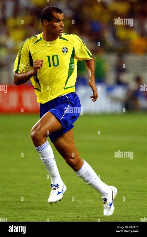 Soccer - FIFA World Cup 2002 - Second Round - Brazil v Belgium. Rivaldo ...