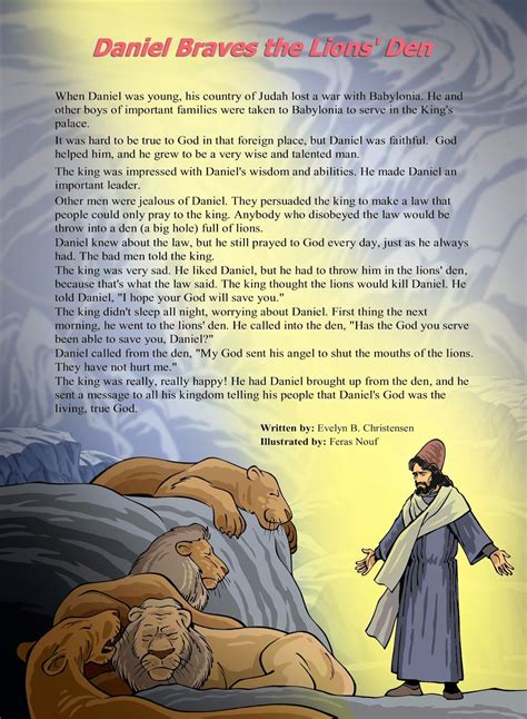 Bible Stories: Daniel Braves the Lions' Den | Bible stories for kids, Daniel and the lions ...