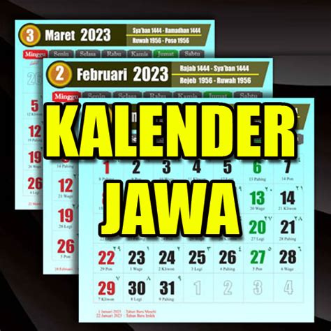 Kalender Pasaran Jawa Lengkap - Apps on Google Play