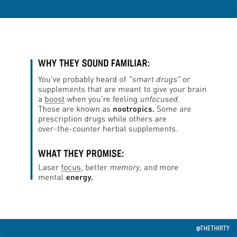 The Benefits of Nootropics, and What They Really Do | TheThirty