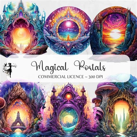 Magic Portal PNG Fantasy Clipart Fantasy Art Junk Journal Magical Clipart Witchy PNG Celestial ...