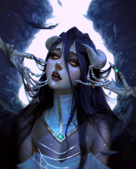 ArtStation - Albedo // Overlord, Pauline Voß | Albedo, Anime art, Art