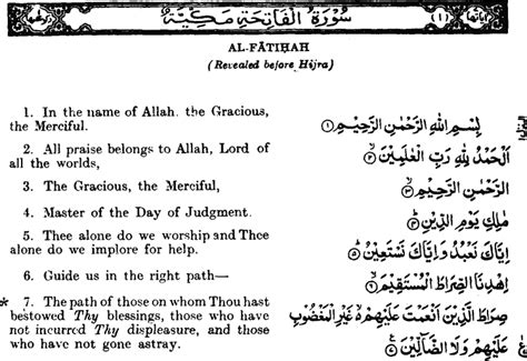 Noor Ki Barsat : surah fatiha in Arabic , Urdu and English Translation