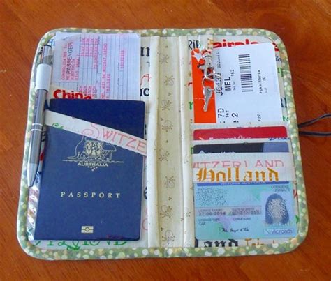 How to Make a Travel Wallet/organizer PDF Digital File - Etsy Australia | Travel wallet ...