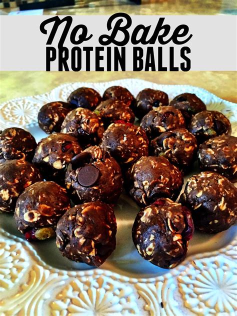 Healthy Recipes: No Bake Chocolate Protein Balls