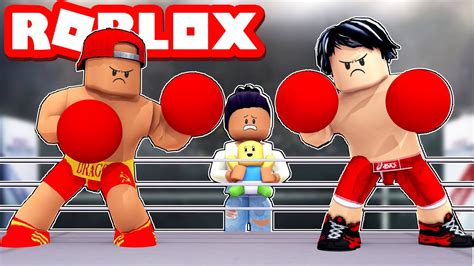 I TRIED TO TEACH MY SON HOW TO FIGHT - ROBLOX BOXING SIMULATOR! - YouTube