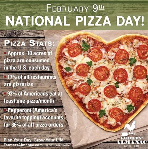 Celebrate National Pizza Day on February 9 🍕