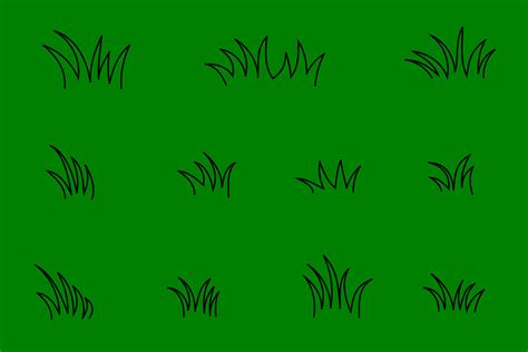 grass line vector element 12790665 Vector Art at Vecteezy