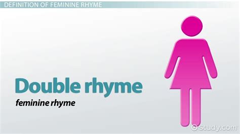 Feminine Rhyme: Definition & Examples - Video & Lesson Transcript ...