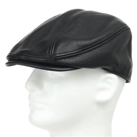 ULTRAFINO STOCKTON DRIVING Classic Leather Ivy Flat Caps Hat Newsboy ALL SIZES | Classic leather ...