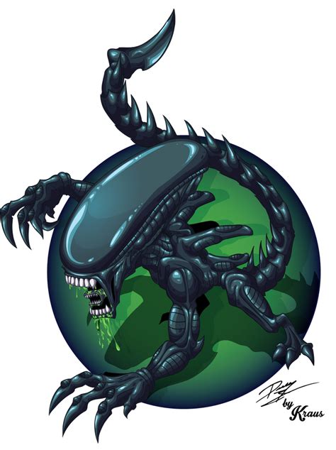 Xenomorph (Alien) by Kraus-Illustration on DeviantArt