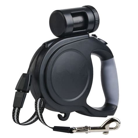 Quick Release Reflective Lighted Retractable Dog Leash Comfortable ...