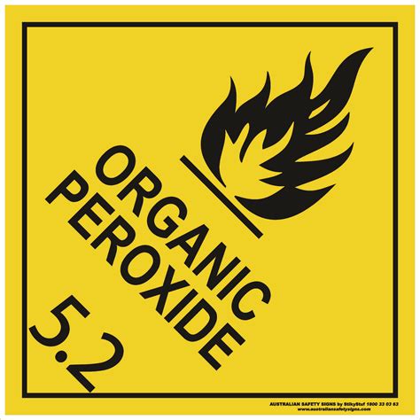 Class 5 - Organic Peroxide 5.2 - Discount Safety Signs New Zealand