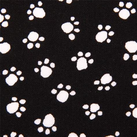 black dog paw fabric 'Paw Prints' by Michael Miller by Michael Miller - modeS4u