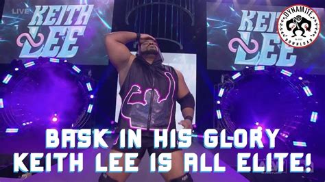 Bask In His Glory - Keith Lee Is All Elite - AEW Dynamite 2/9/22 - YouTube