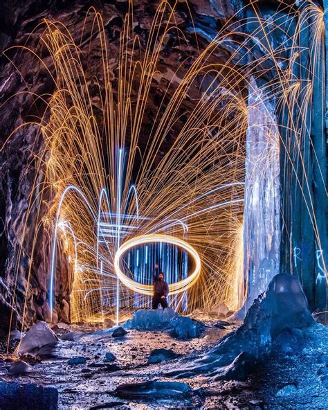 20+ Fiery Landscapes Ignited by Spectacular Steel Wool Photography | My Modern Met