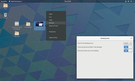 Desktop Icons Gnome Shell Extension 1.0 Release Candidate Available ...