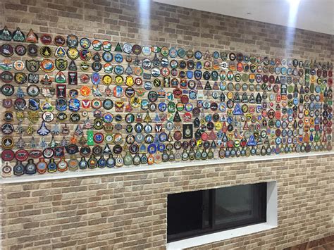 A fellow patch collectors wall - IAF's patches in the collection ...