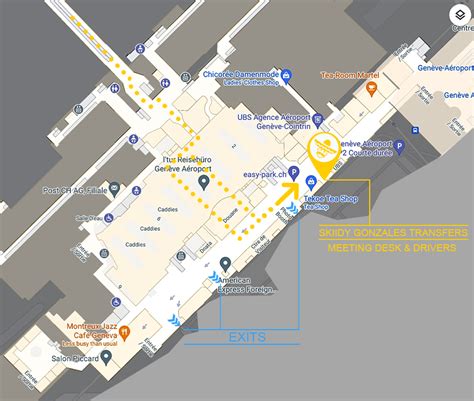 Geneva Airport Map