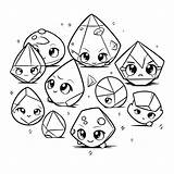 Gemstones Coloring Pages sketch template