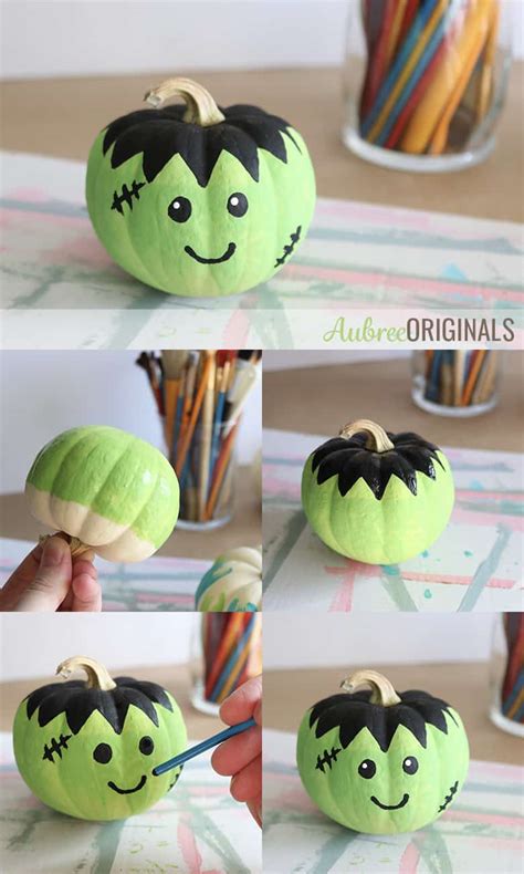 Painted Pumpkin Ideas / My Favorite Easy Painted Pumpkin My 100 Year Old Home / Kids would never ...