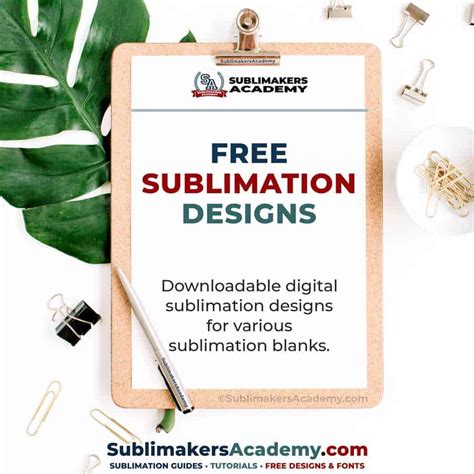 Free Sublimation Designs | Sublimakers Academy