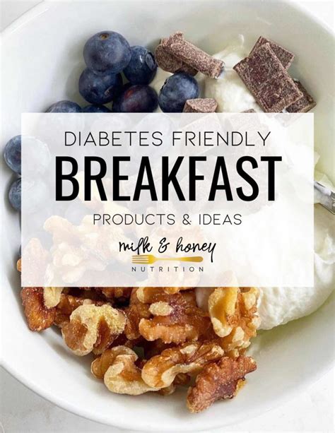 Healthy Diabetes Breakfast Ideas & Dietitian Recommended Products ...