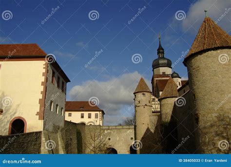 Inside Marienberg Fortress (Castle), Wurzburg, Bayern, Germany