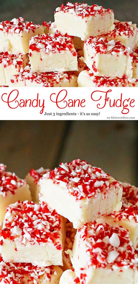 Candy Cane Fudge - Yummi Haus