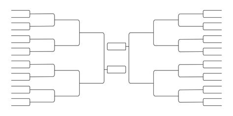 32 team tournament bracket championship template flat style design ...