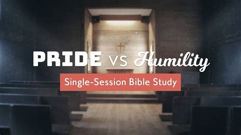 Pride vs Humility | Single-session Bible Study