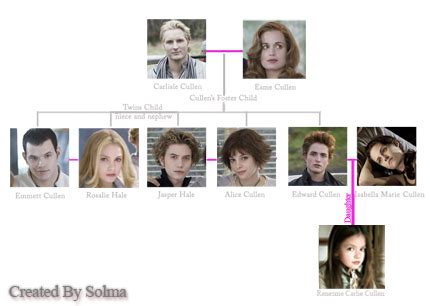 TWILIGHT SÁGA: CULLENS FAMILY TREE