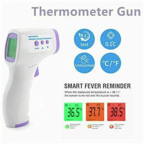 IR Infrared Digital Forehead Fever Thermometer Non-Contact Baby Adult Body NEW - Baby>Baby ...