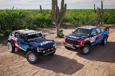 Baja 1000 Stock Racing Winners Bronco Raptor, F-150 Raptor R