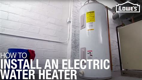 How to Install an Electric Water Heater | Lowe's