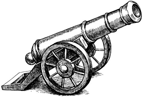 Cannon clipart drawing, Cannon drawing Transparent FREE for download on WebStockReview 2023