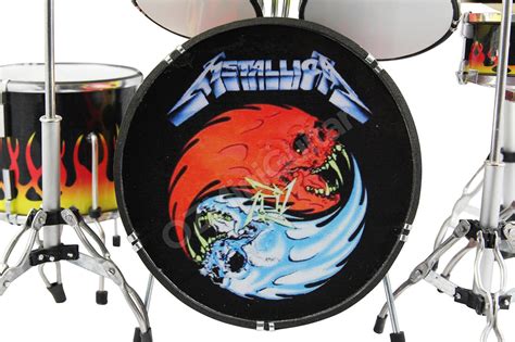 METALLICA Miniature Drum Set - OZMiniGuitar