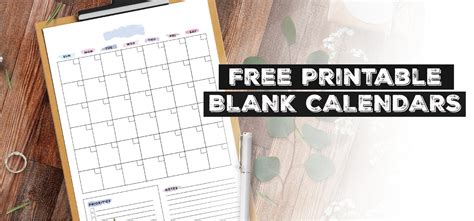 Simple Design Instant Download Monthly Planner Printable Printable Desk ...